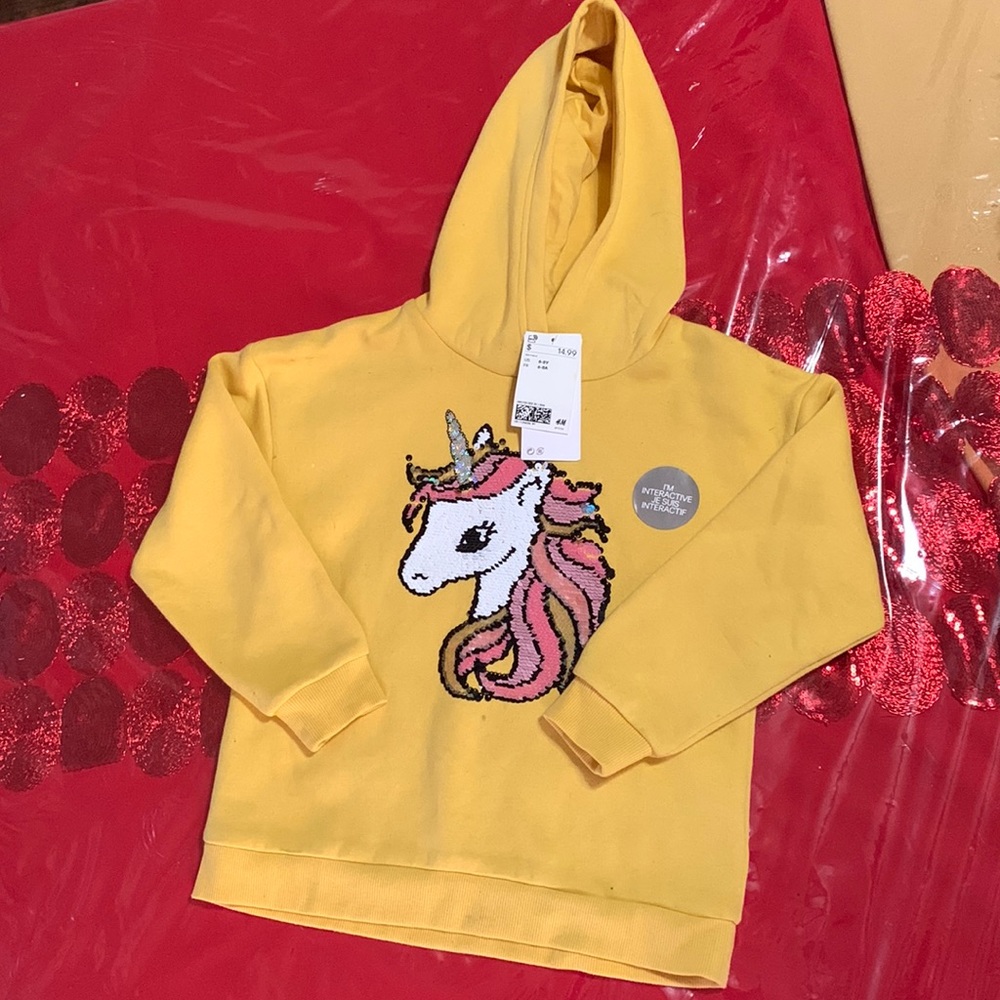 H&M Girls Pullover Hoodie